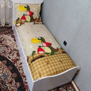 قیمت روتختی بچه گانه کارتونی پسرانه دایناسور روتختی دایناسور روتختی پسرانه کرم قهوه ای