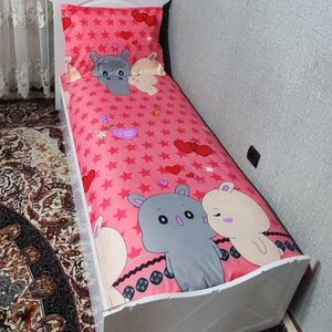 مشخصات روتختی دخترانه عروسکی کواالا روتختی صورتی دخترانه عروسکی کوالا