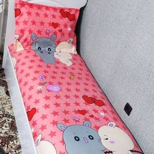 خرید آنلاین روتختی دخترانه عروسکی کواالا روتختی صورتی دخترانه عروسکی کوالا