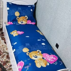 روتختی یکنفره بچه گانه کارتونی کشدوزی شده پسرانه و دخترانه تدی