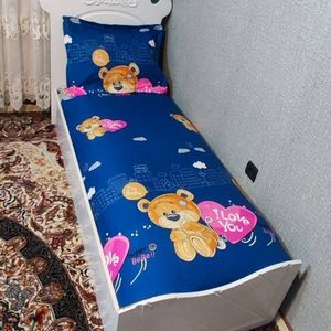 قیمت روتختی یکنفره بچه گانه کارتونی کشدوزی شده پسرانه و دخترانه تدی