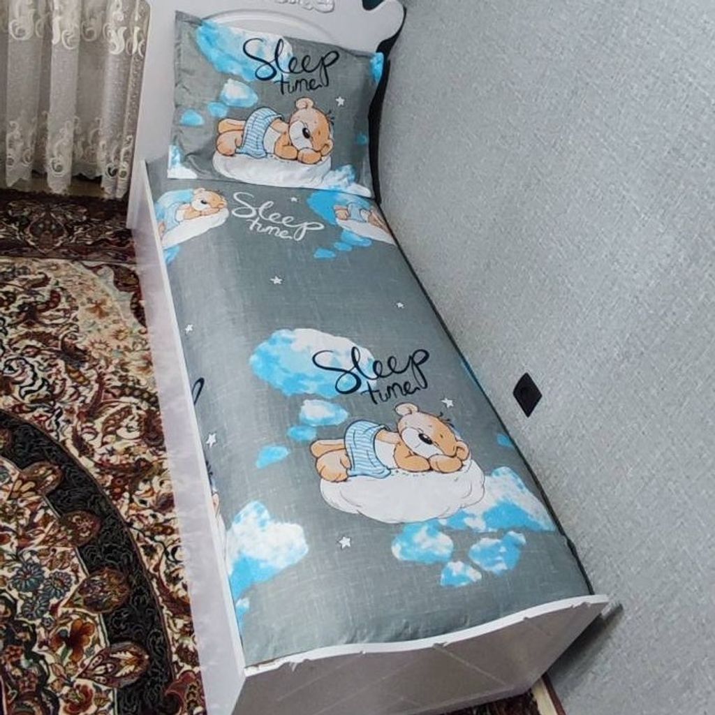 مشخصات روتختی نیم ست یک نفره بچه گانه طوسی تدی خوابالو روتختی عروسکی بچه گانه پسرانه و دخترانه