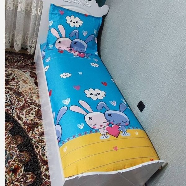 روتختی یک نفره کشدوزی شده بچه گانه خرگوشی بانی bunny