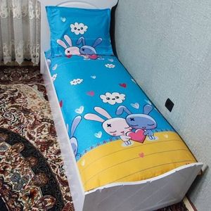 فروش اینترنتی روتختی یک نفره کشدوزی شده بچه گانه خرگوشی بانی bunny
