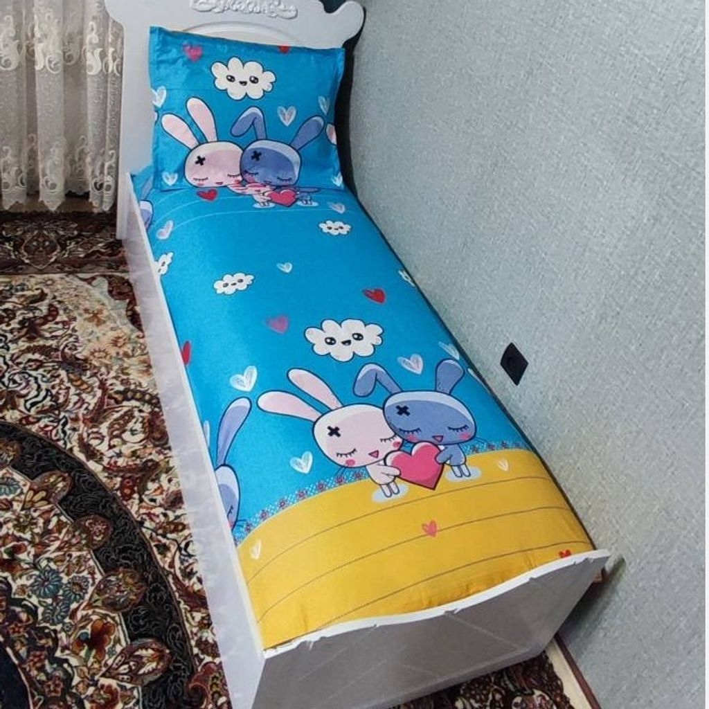 قیمت روتختی یک نفره کشدوزی شده بچه گانه خرگوشی بانی bunny