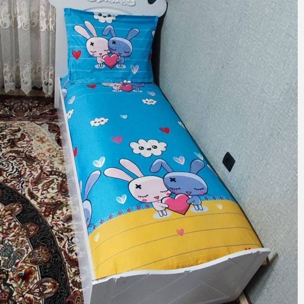 مشخصات روتختی یک نفره کشدوزی شده بچه گانه خرگوشی بانی bunny