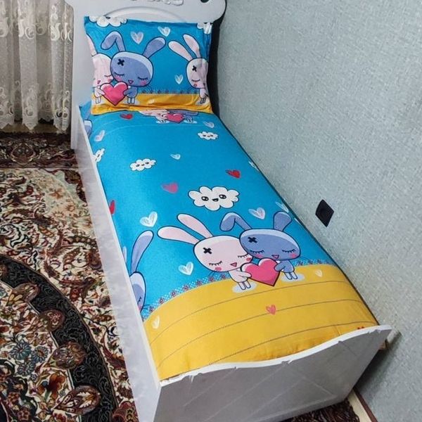 روتختی یک نفره کشدوزی شده بچه گانه خرگوشی بانی bunny