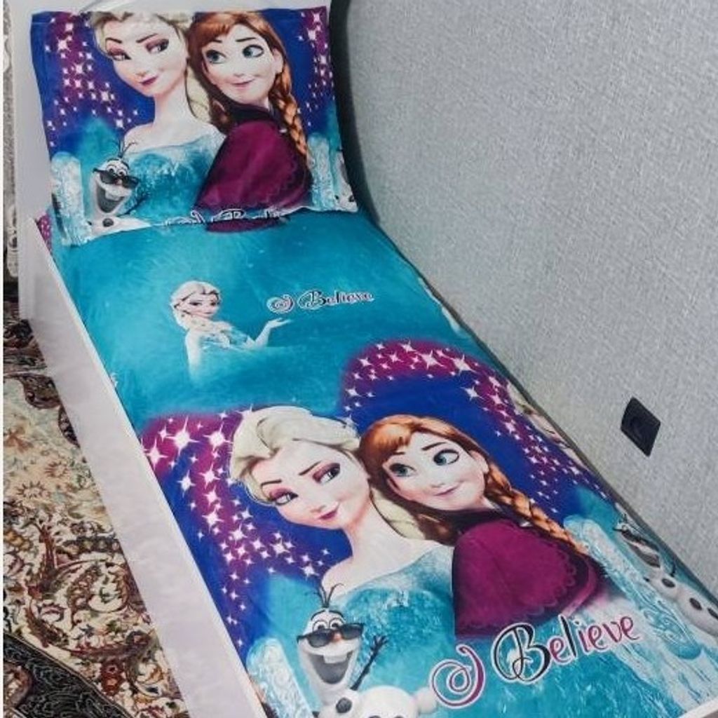 خرید اینترنتی روتختی یک نفره دخترانه السا انا روتشکی عروسکی السا و انا