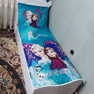 خرید اینترنتی روتختی یک نفره دخترانه السا انا روتشکی عروسکی السا و انا