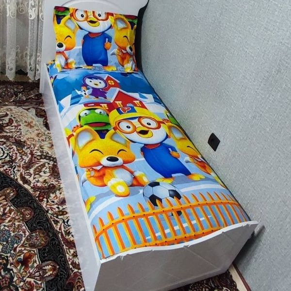 روتختی یک نفره پسرانه پورورو پنگوین کوچولو روکش تشک pororo