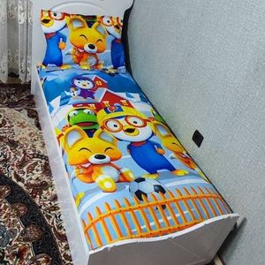 خرید انلاین روتختی یک نفره پسرانه پورورو پنگوئن کوچولو روکش تشک pororo