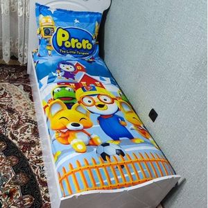 قیمت روتختی یک نفره پسرانه پورورو پنگوئن کوچولو روکش تشک pororo
