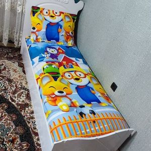 مشخصات روتختی یک نفره پسرانه پورورو پنگوئن کوچولو روکش تشک pororo