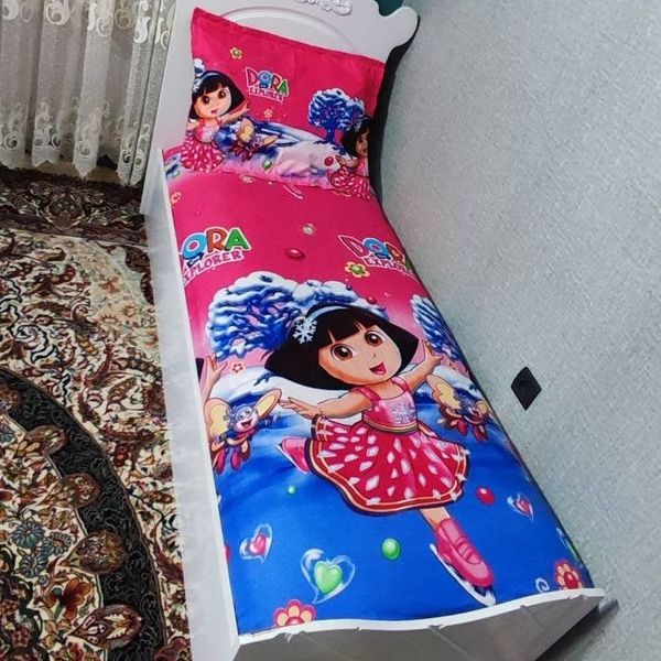 روتختی یک نفره دورا dora روکش تشک دخترانه دورای مکتشف دورا جهانگرد دورا جستجوگر