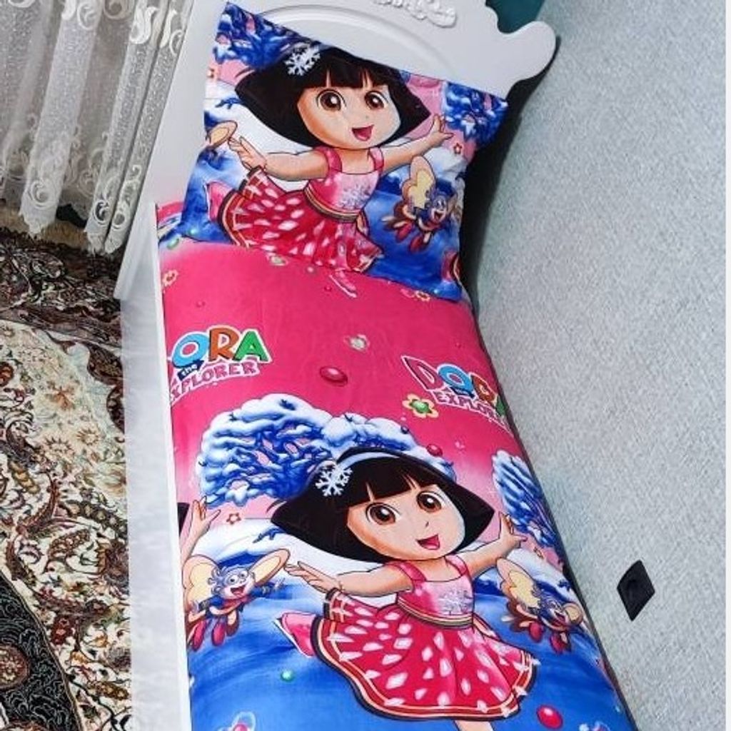 قیمت روتختی یک نفره دورا dora روکش تشک دخترانه دورای مکتشف دورا جهانگرد دورا جستجوگر