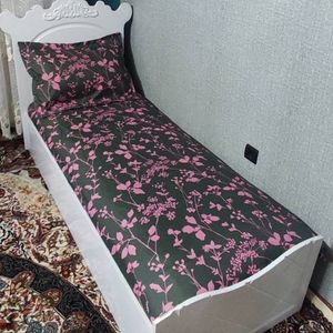 مشخصات روتختی یک نفره گل صورتی روکش تشک یک نفره روتختی یک نفره