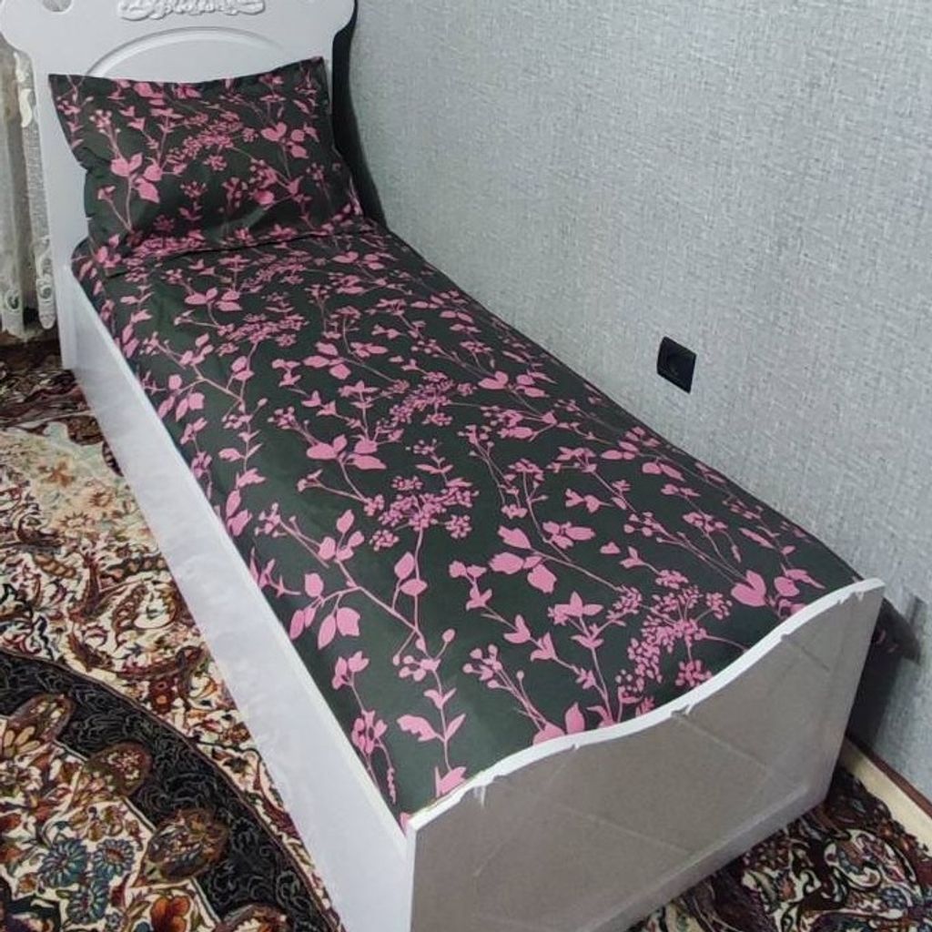 خرید انلاین روتختی یک نفره گل صورتی روکش تشک یک نفره روتختی یک نفره