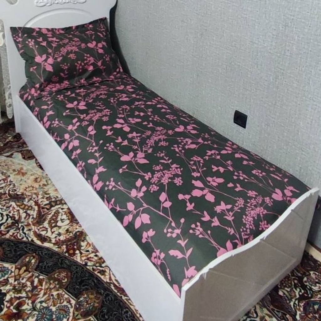 خرید آنلاین روتختی یک نفره گل صورتی روکش تشک یک نفره روتختی یک نفره