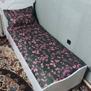قیمت ارزان روتختی یک نفره گل صورتی روکش تشک یک نفره روتختی یک نفره