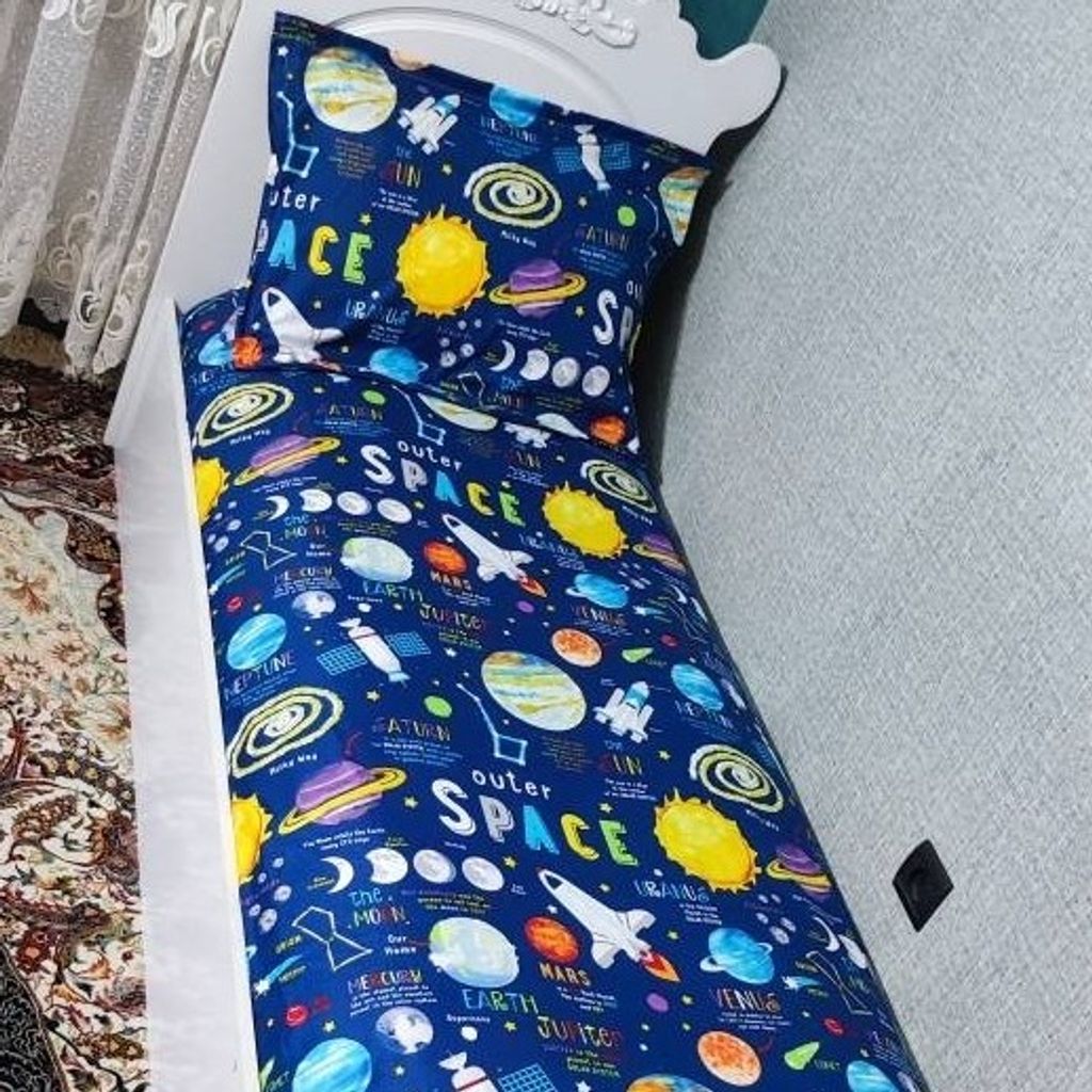 خرید آنلاین روتختی یکنفره فضانورد روتختی یک نفره منظومه شمسی روتختی فضا ابی سورمه ای روتختی یک نفره فضاپیما