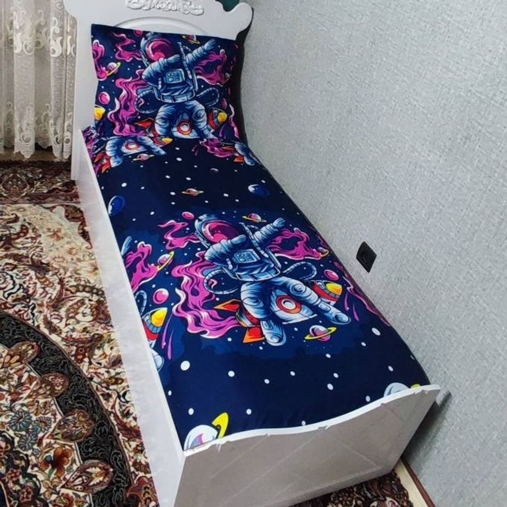 مشخصات روتختی یک نفره طرح فضا نورد روتختی فضانورد روکش تشک فضای اسپیس