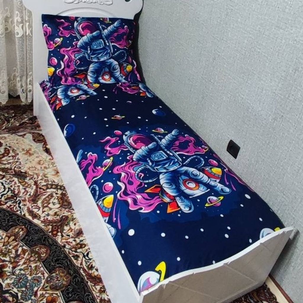 مشخصات روتختی یک نفره طرح فضا نورد روتختی فضانورد روکش تشک فضای اسپیس