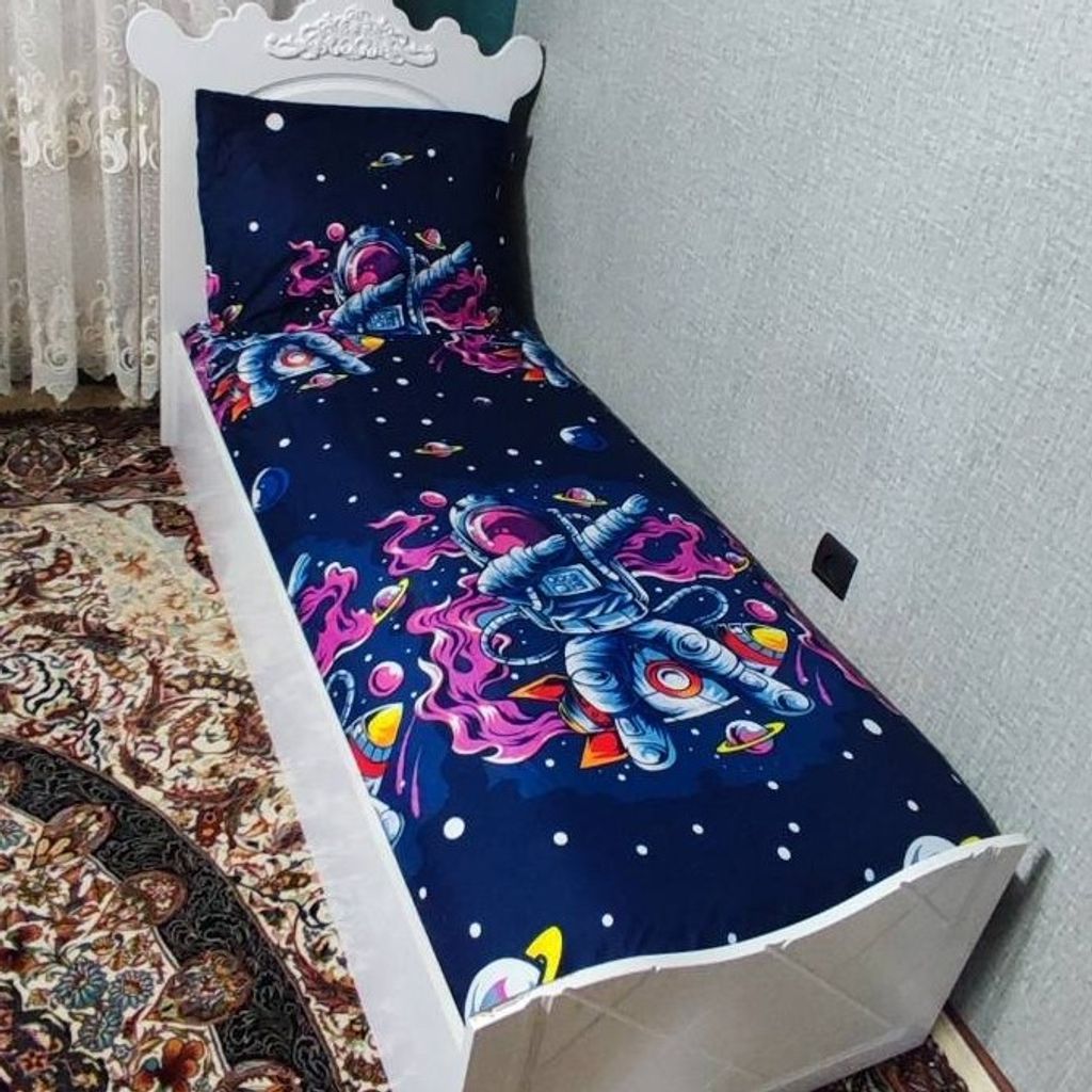 مشخصات روتختی یک نفره طرح فضا نورد روتختی فضانورد روکش تشک فضای اسپیس