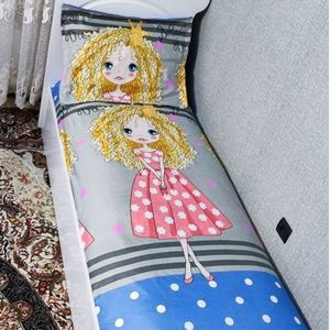 خرید اینترنتی روتختی یک نفره دخترانه موفری فانتزی یک نفره روکش تشک بچه گانه