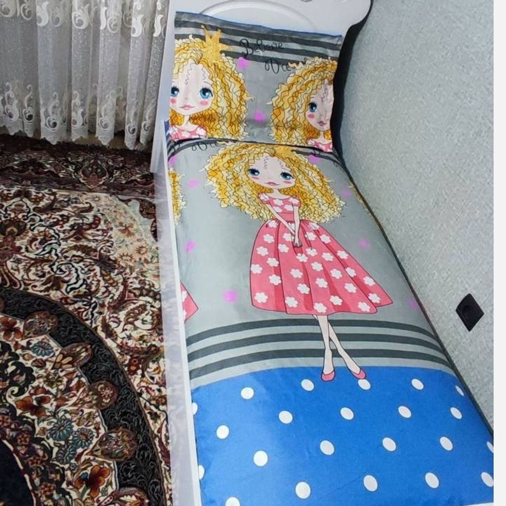 فروش اینترنتی روتختی یک نفره دخترانه موفری فانتزی یک نفره روکش تشک بچه گانه