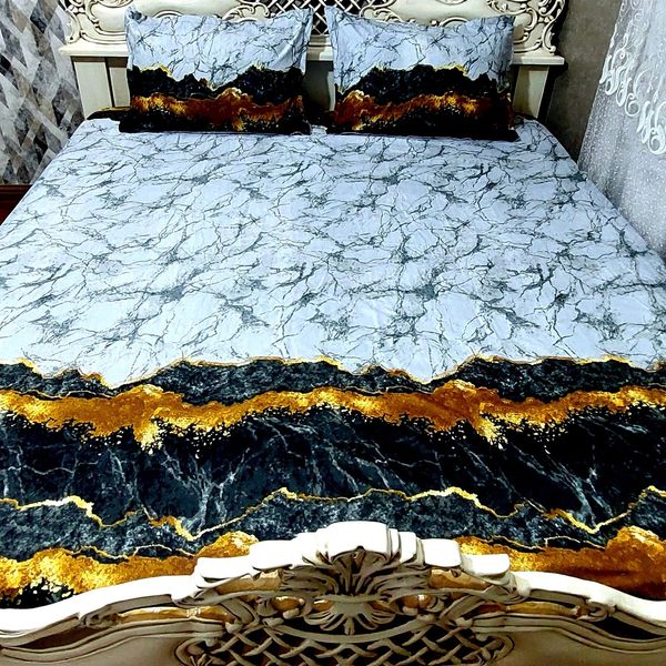 روتختی دونفره ملحفه کشدار تشک خوشخواب سنگی