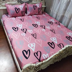 مشخصات روتختی دونفره صورتی کشدار تخت دونفره نیم ست روتختی صورتی قبلی