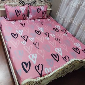 خرید آنلاین روتختی دونفره صورتی کشدار تخت دونفره نیم ست روتختی صورتی قبلی