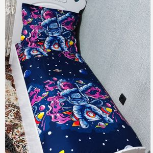 فروش اینترنتی روتختی دوتکه یکنفره فضانورد کهکشانی