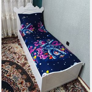 خرید اینترنتی روتختی دوتکه یکنفره فضانورد کهکشانی