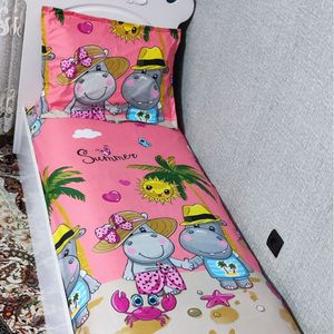 خرید انلاین ملحفه تخت ملافه عروسکی فانتزی اسب ابی زمینه صورتی