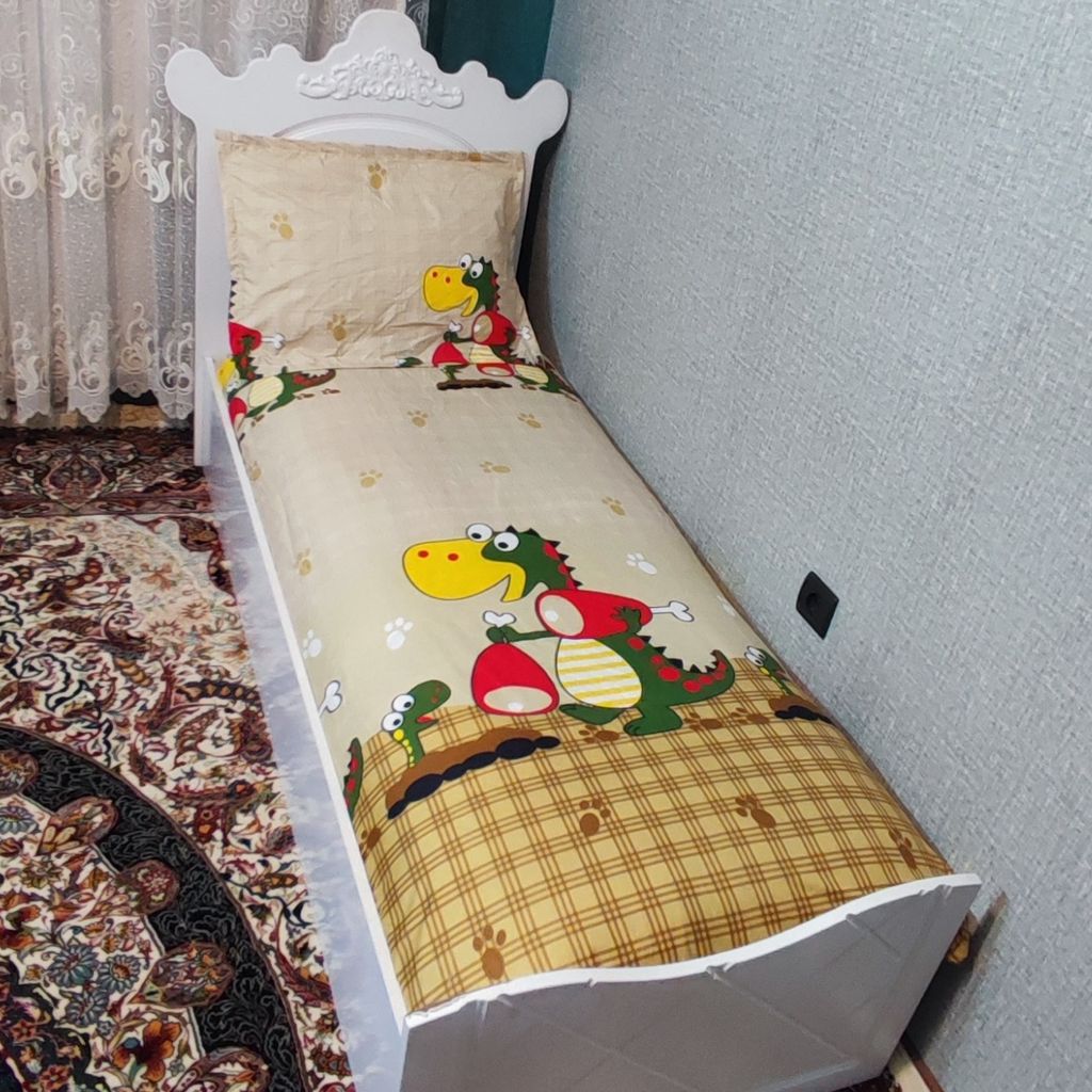 خرید اینترنتی نیم ست روتختی دوتکه عروسکی فانتزی طرح دایناسور 