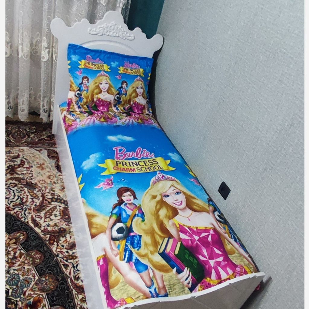 مشخصات روتختی نیم ست دوتکه یک نفره عروسکی باربی 