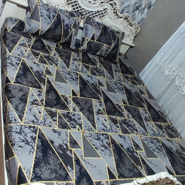 روتختی دونفره کشدار مثلثی خط طلایی