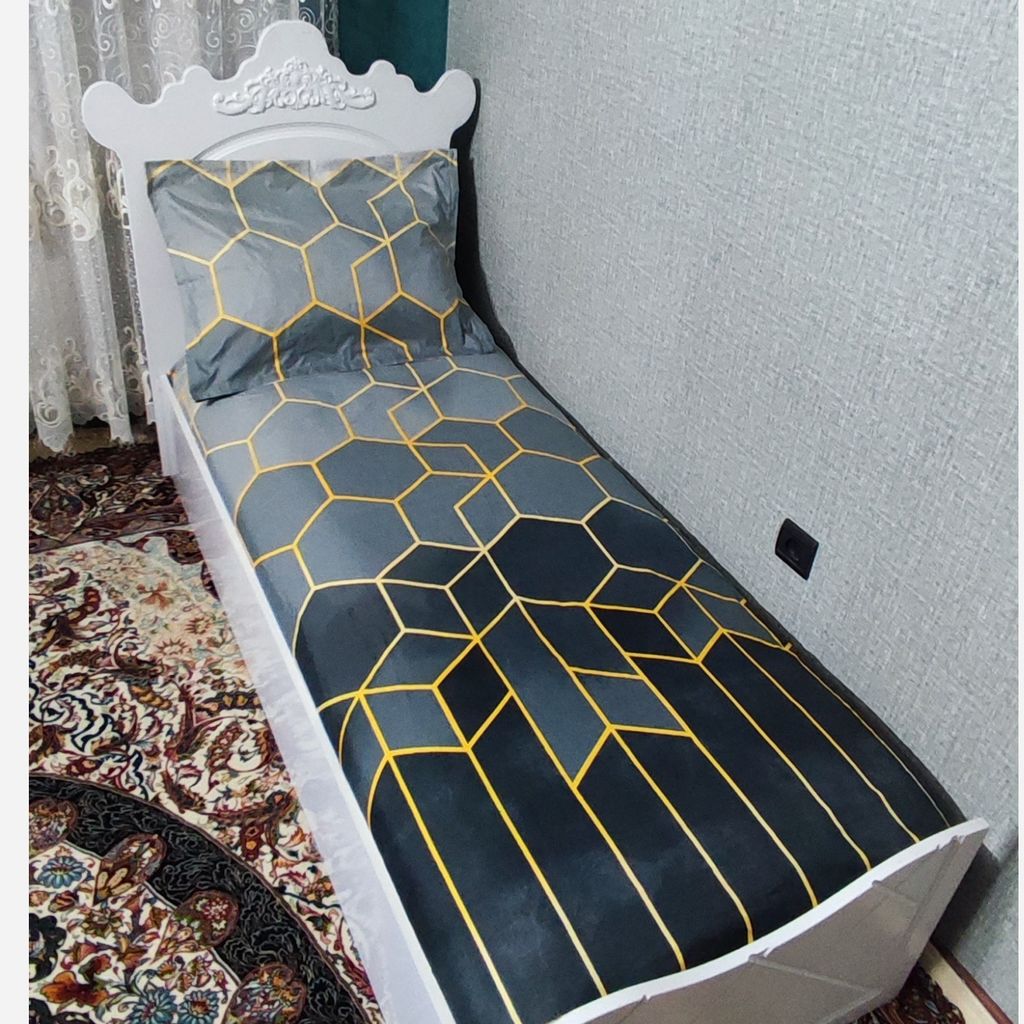 خرید انلاین ملحفه نیم ست یک نفره طرح سه بعدی 