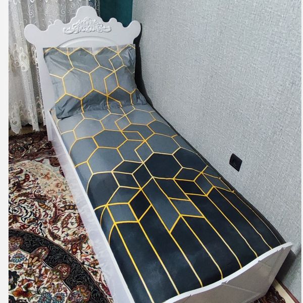 ملحفه نیم ست یک نفره طرح سه بعدی