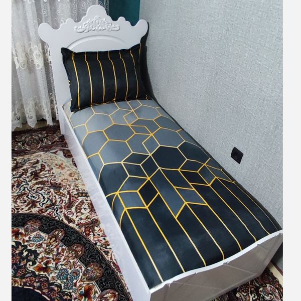 ملحفه نیم ست یک نفره طرح سه بعدی