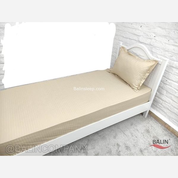 روتختی نیم ست تک نفره هتلی دورکش کرم نخودی