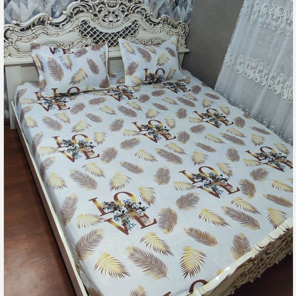 روتختی دورکشدوزی شده دونفره طرح لاو