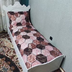 ملحفه روتختی تخت یک نفره طرح شنی