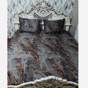 قیمت روتختی ملحفه کشدار  و رو بالش سنگی  ماربل دونفره