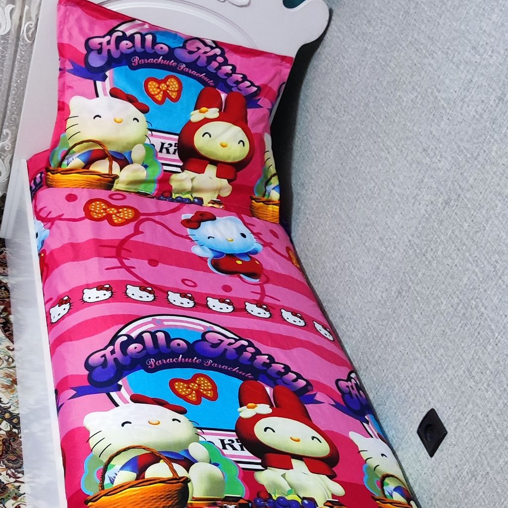 خرید انلاین روتختی دوتکه تخت یک نفره دخترانه کیتی وکرومی