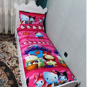 قیمت روتختی دوتکه تخت یک نفره دخترانه کیتی وکرومی