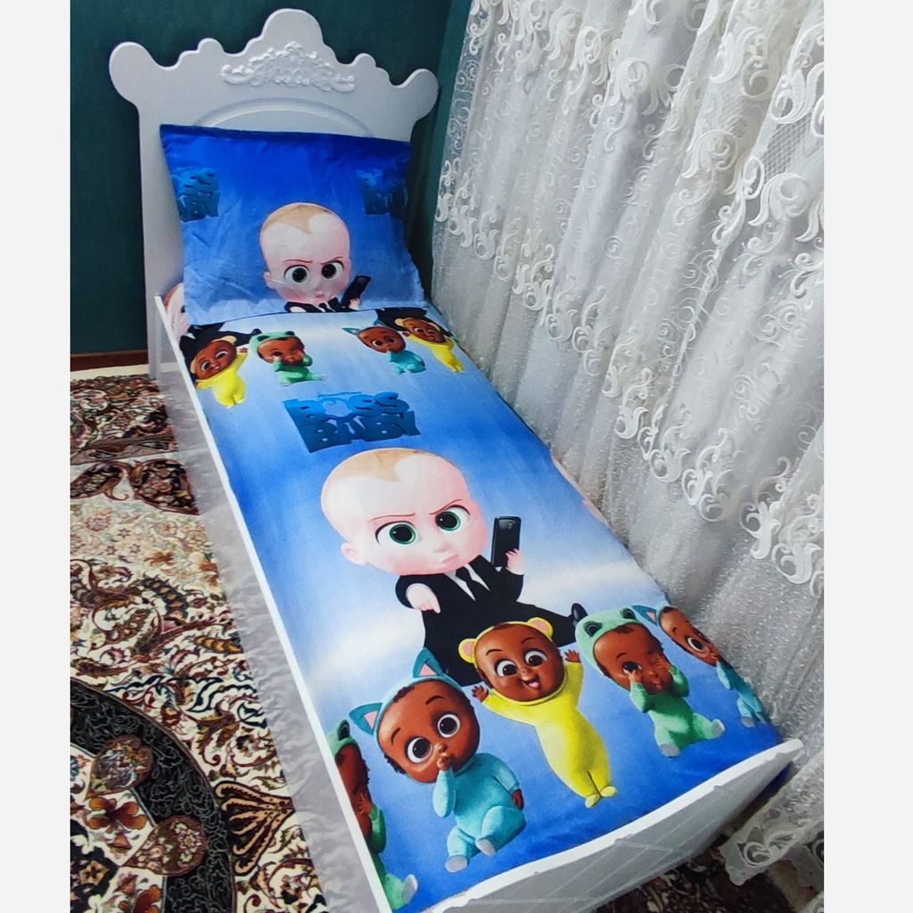 فروش اینترنتی ملحفه تشک تخت تک نفره بچه رئیس