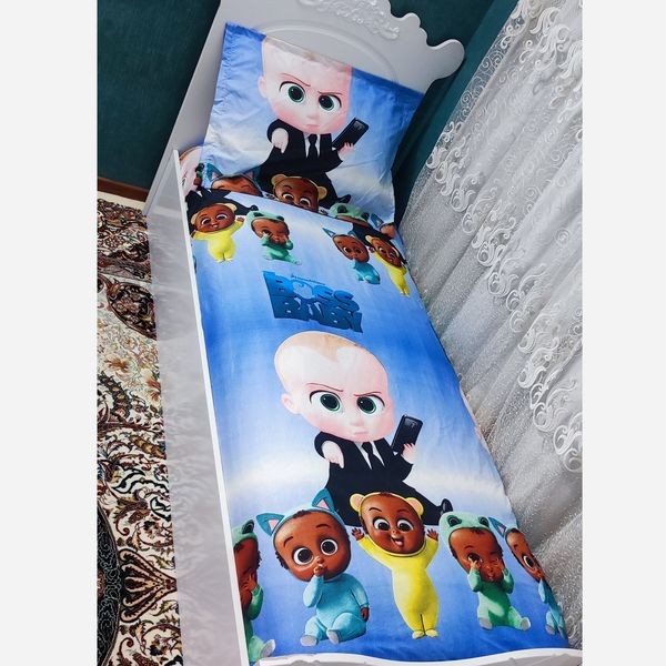 ملحفه تشک تخت تک نفره بچه رییس