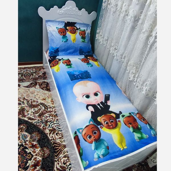 ملحفه تشک تخت تک نفره بچه رییس